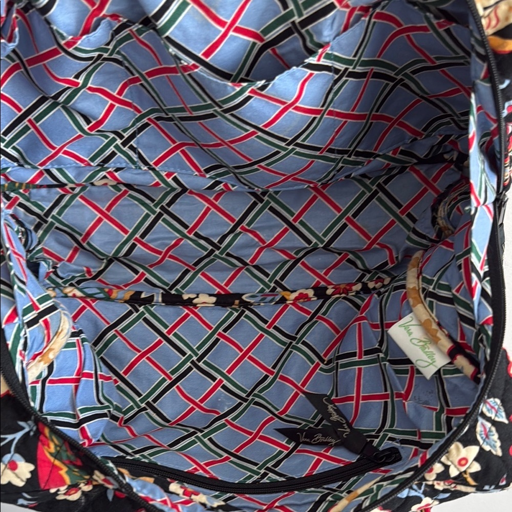 Vera Bradley Quilted Floral Tote Set + Wallet + Cosmetic Bag - Picture 3 of 9